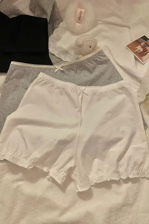春夏にぴったり！綿100%のガウチョパンツ【シンプルデザイン・安心の防走光】