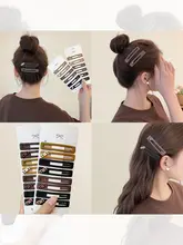 高級感あるサイドヘアクリップ【前髪用・バンスクリップ・ショートヘア用】