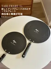 家庭用の熱伝導プレート【ガスコンロ対応・耐熱・冷凍解凍用】