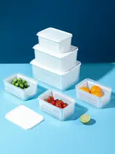 二層構造の洗面器【プラスチック・食材収納・蓋付き・キッチン用】
