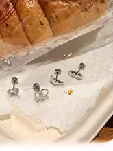 医療用チタン製イヤーカフ【小型・デザイン性・睡眠用・女性用】