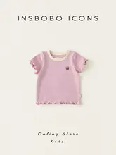 子供用 夏用短袖Tシャツ【可愛いデザイン・女の子用・コットン素材】（セットアップ対応）