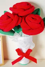 ぬいぐるみ バラの花束 おしゃれ 置物 バレンタインデー 誕生日 彼女 プレゼント インテリア
