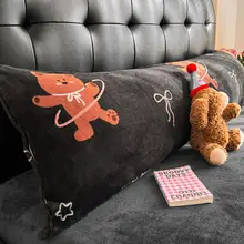 牛乳パック生地のダブルロング枕【首を支える・快適な睡眠サポート】（セットアップ対応）