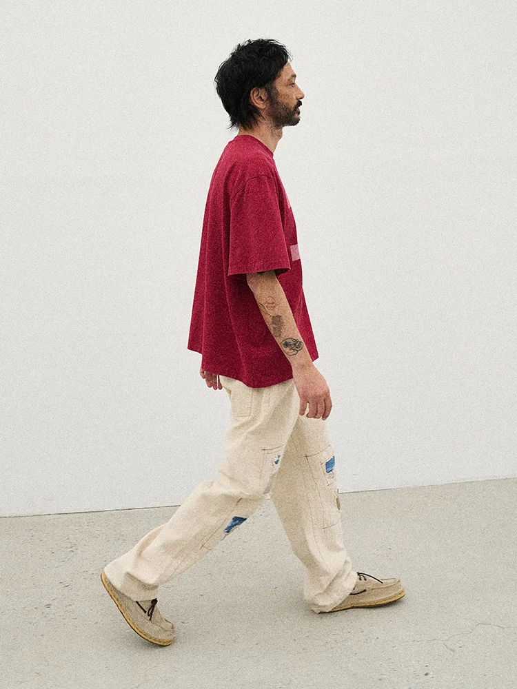 水洗藍染デジタルプリントTシャツ：色あせ防止と復活の実用性を検証