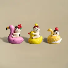 可愛らしいアヒルのデスクトップ飾り【オフィス向け・ギフトに最適】