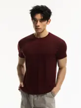 極上の柔らかさのアイスシルクTシャツ【ショルダーライン・半袖・アメリカンカジュアルスタイル】