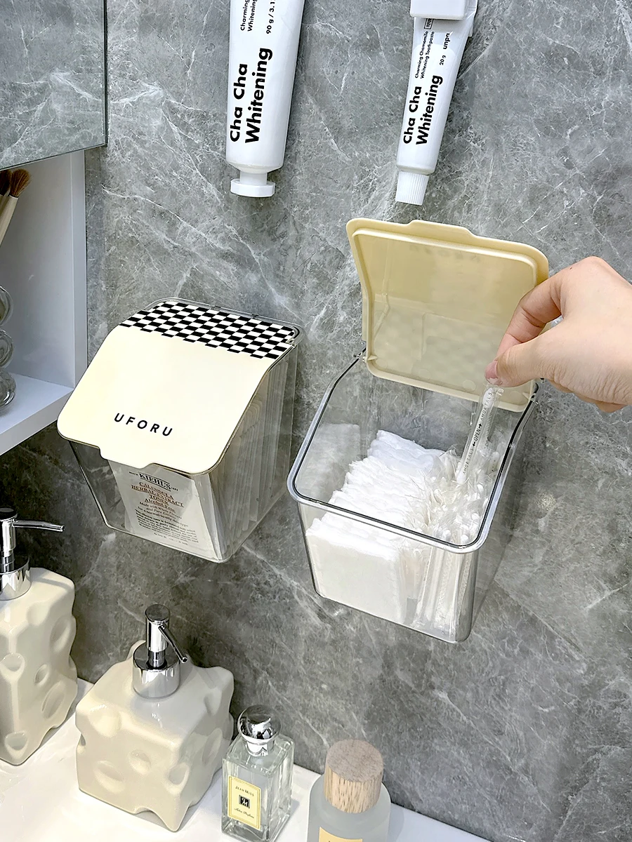 壁掛け収納ラック：洗面所用のタオル・化粧品収納を効率的に実現