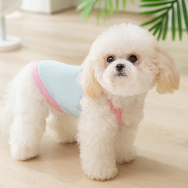 ペット用 冷感アイスシルクキャミソール【夏用・薄手・犬衣服】