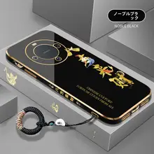 Huawei Mate 60 Pro用 シリコン製電镀ソフトケース【超薄型・防衝撃・全包型・男性向け】
