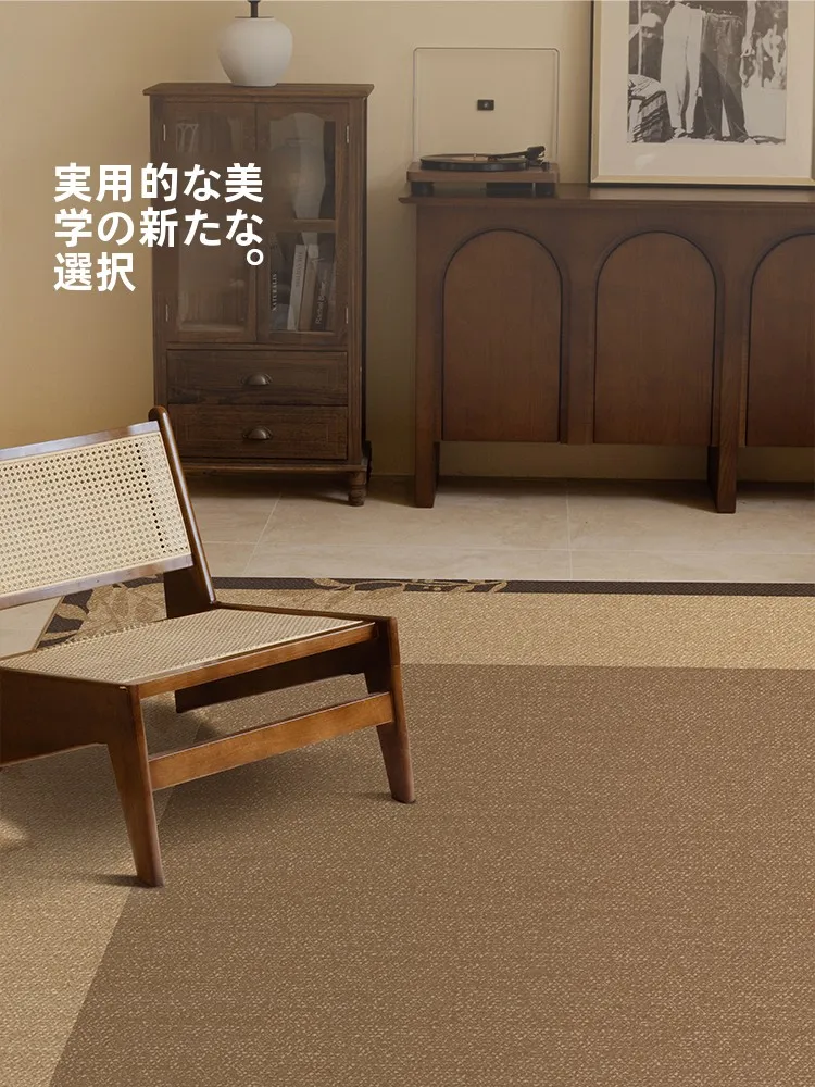 紫藤デザインの洗えるラグ：抗アレルギー・分解可能タイプの実用性と適用シーン