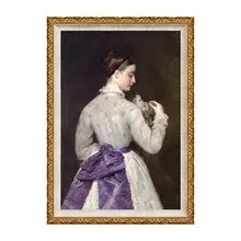 レトロスタイルの欧風装飾画【リビング・ダイニング・玄関用・セット】