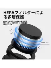 車載ワイヤレス掃除機【ハンディタイプ・コンパクト・高出力・ポータブル】