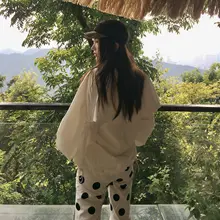 白色抽绳ジャケット【秋季用・ゆったりフィット・カジュアル・女性用】