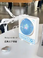 ミニ扇風機 卓上 USB充電式 ポータブル 携帯用 静音 低騒音 かわいい デスク オフィス 学生