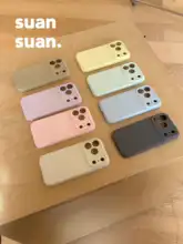iPhoneケース iPhone 17 Pro Max iPhone 16 iPhone 15 対応 リキッドシリコン マット加工 精密カット 全面保護 もちもち ソフト シンプル 無地 上品 ユニセックス 「FUTHREE」