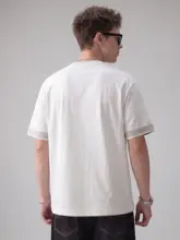 Tシャツ 半袖 メンズ フェイクレイヤード ストリート 上品 夏