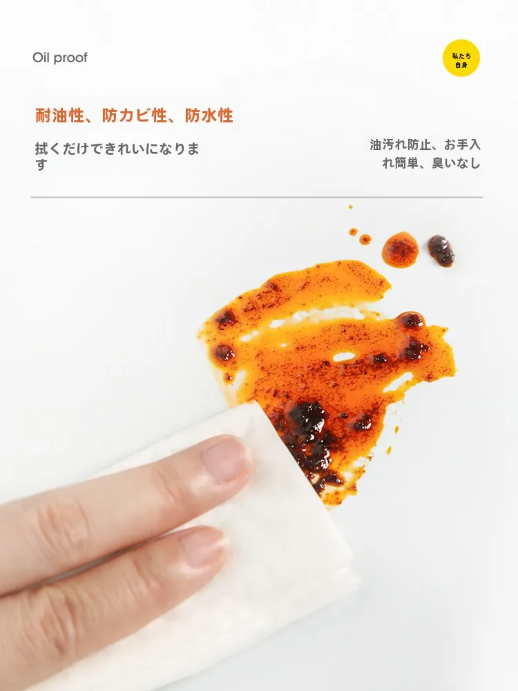 キッチン用防油シール：防水・防湿性能と自己粘着によるリフォームでの実用性