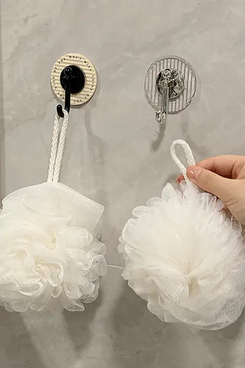 強力粘着フック【穴あけ不要・軽量デザイン・トイレ用】