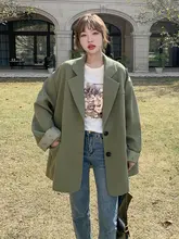 春秋用 グリーンジャケット【女性用・高級感あるデザイン・小柄向け】