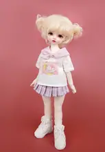 BJD用衣装【甘美な三色・チェック柄JK服・スカート】（セットアップ対応）
