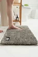 シンプルなデザインの吸水バスマット【滑り止め付き・フラット・単色】