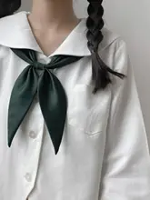 三角巾の無地デザイン 水兵服風JK制服用女性用小物
