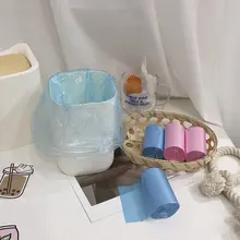使い捨てゴミ袋 学生用 小型 厚手 デスク用収納袋【オフィス・断ち切り式】