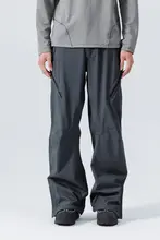 防風防水のサイドジッパー付きハードシェル登山パンツ【透湿性・冬用】
