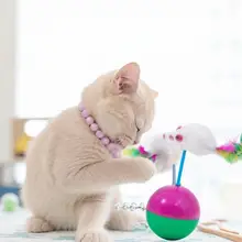 キャットトイ 不倒翁マウス【猫の遊び道具・子猫用・自遊びおもちゃ】