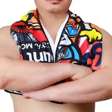 MMLABCREW トレーニング用大判速乾タオル【水泳・ビーチ・東京迷彩】