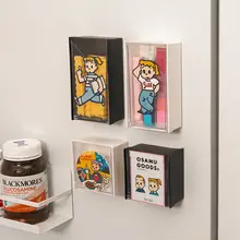 可愛い日本風マグネット収納ボックス【壁掛け式・多機能・小物整理用】