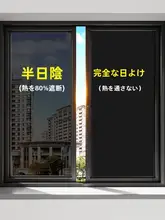 完全遮光タイプの断熱窓フィルム【紫外線対策・家庭用・省エネ】