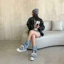 デザイン性のある女子用ショートブーツ【おしゃれな平底・イギリス風】（セットアップ対応）