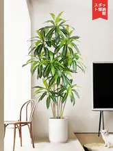 高級感あるフェイクグリーンの観葉植物【リビング用・ブラジルの木風・インテリア装飾用】