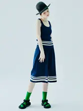 夏のスタイルにぴったり！水色の編み込みワイドパンツ【フィット・女性用】（セットアップ対応）