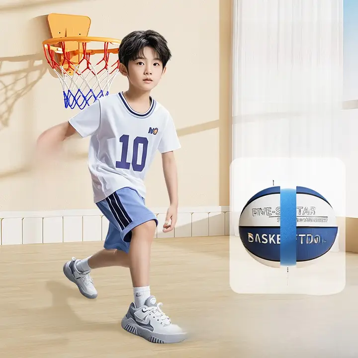 静音バスケットボール【子供用7号球・成人用5号球・家庭用バスケットフレーム】
