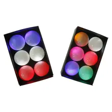LED光るゴルフボール【多色発光・夜間用・ギフト向け】