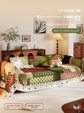 田園風 ソファカバー【フルカバー・リビング用・暖かみのあるデザイン】（セットアップ対応）