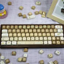 古風デザインの透光PBTキーキャップ【丸みを帯びたボール型・キーボード用】