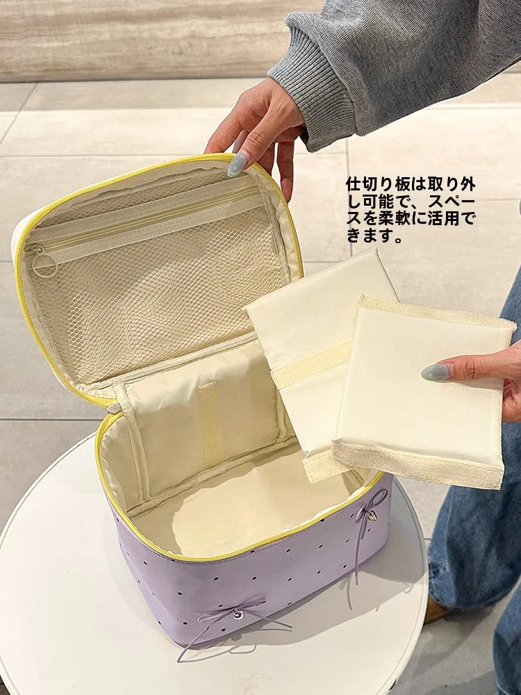 高級化粧ポーチ：お泊まりコスメの収納に最適な小房子形デザイン