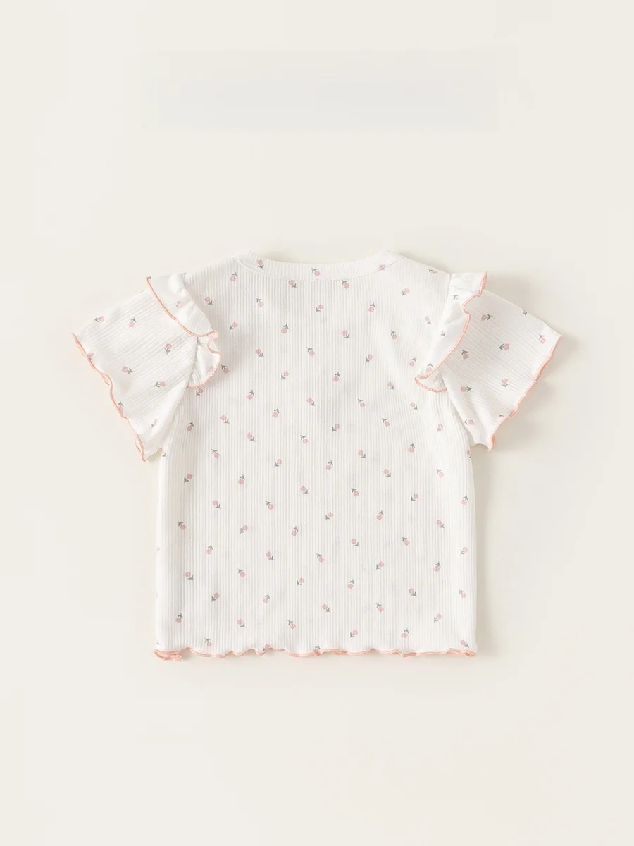 赤ちゃん半袖はいつから使えるか？9ヶ月から着用可能な夏用フリルTシャツの実用性を解説