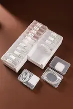 充電ケーブル整理ボックス【透明収納・アクセサリー用・分割トレー付き】