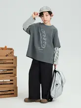春季新作 子供用プリントTシャツ【グラフィック・長袖・おしゃれなデザイン】（セットアップ対応）