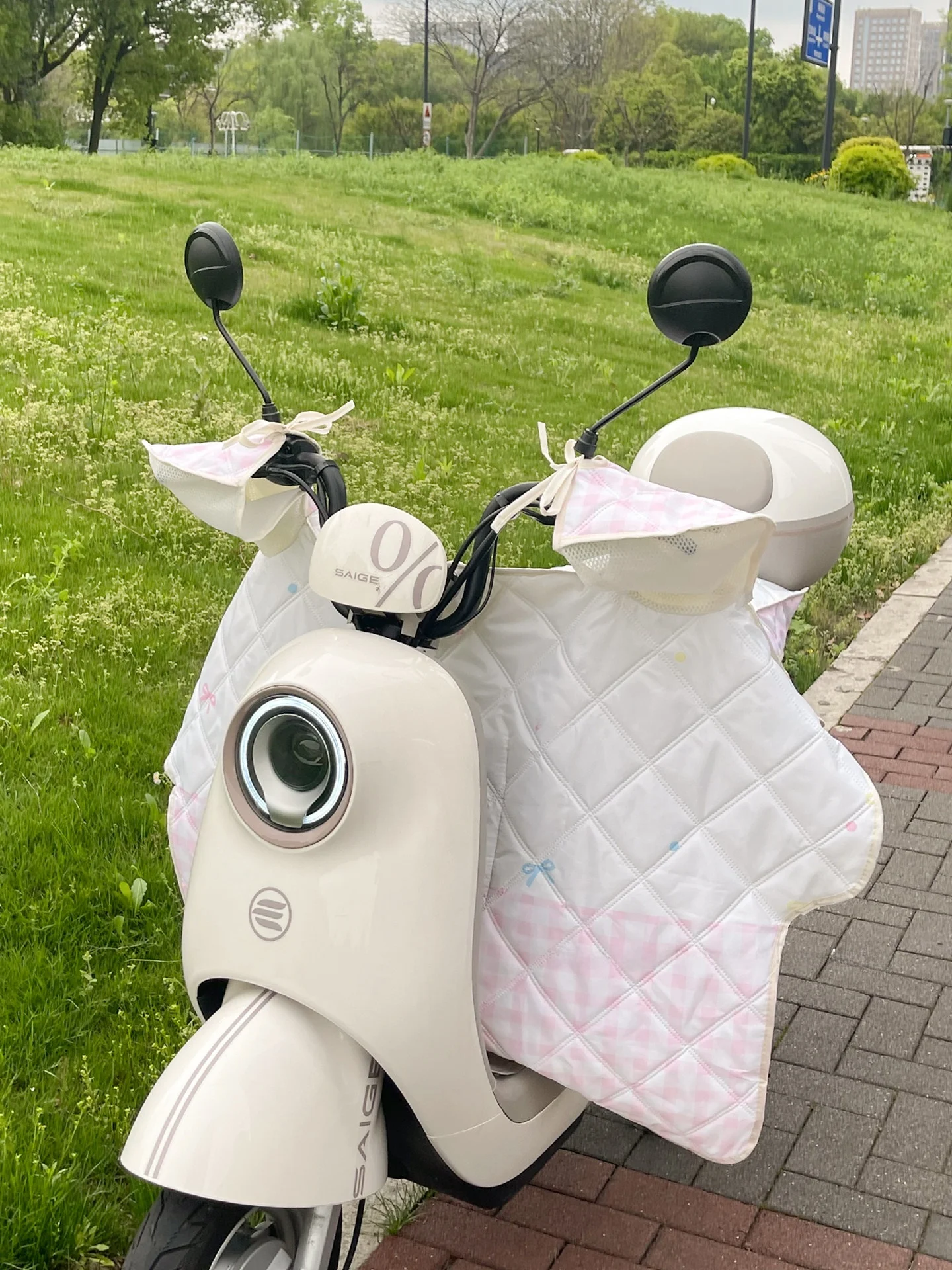 夏用 薄手電動バイク風防カバー：日焼け防止と両面防水機能の実用性解析
