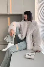 ホワイトファーコート【冬用・エコファー・女性用】