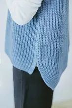 DIY編み物材料キット 蛋巻きリブタンクトップ【極上の柔らかさ・身長150-165cm向け】