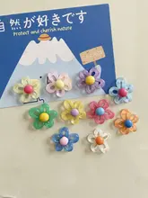 カラフルな花のデザインミニ冷蔵庫マグネット【磁石付き・装飾用】