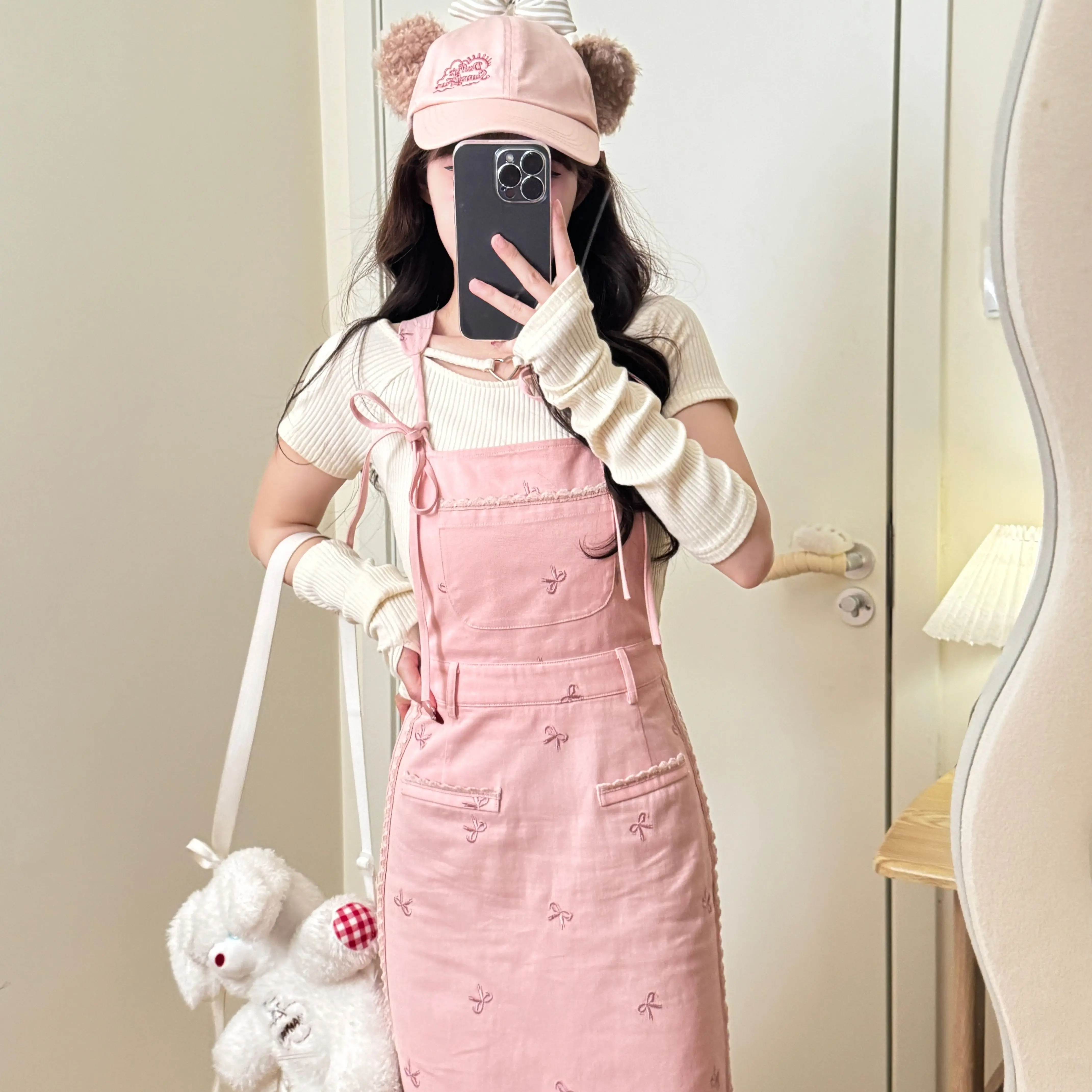 バック ピンクのファッションアイテムとは？少女風の全棉背带裙の実用性とシーン別活用法