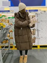 ミディアム丈 ダウンコー  ト【女性用・カフェオレ色・極上の柔らかさ・冬用】